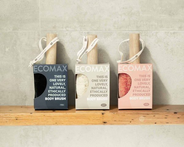 Spa Body Brush – Firm Sisal (Black)