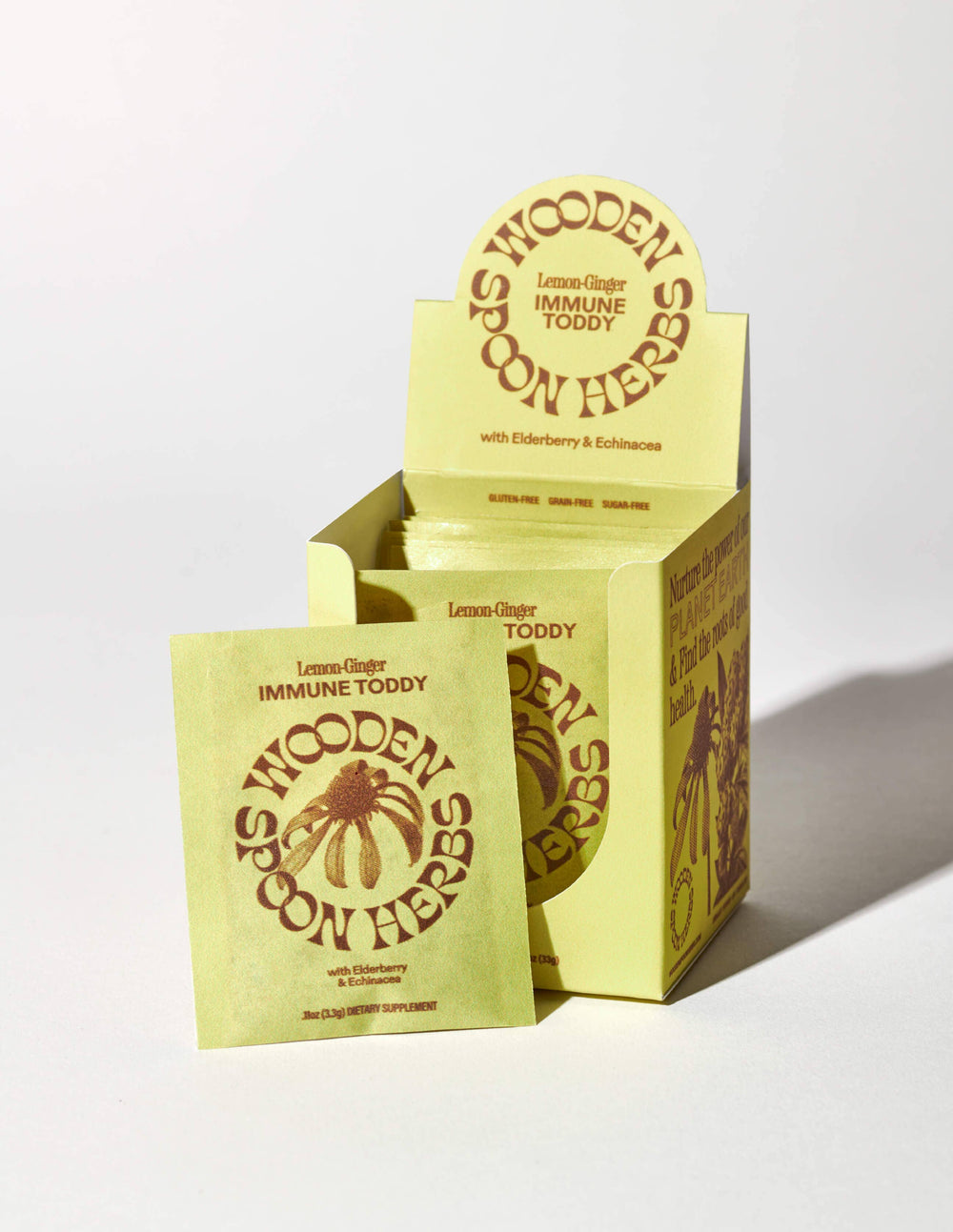 Wooden Spoon Lemon-Ginger Immune Toddy Sachets- 10 pack