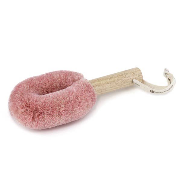 EcoMax Lymphatic Body Brush – Firm Sisal (Pink)