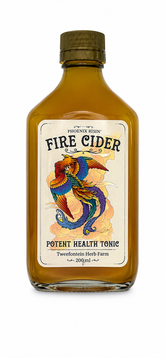 Tweefontein Herb Farm - Phoenix Risin' Fire Cider Potent Health Tonic
