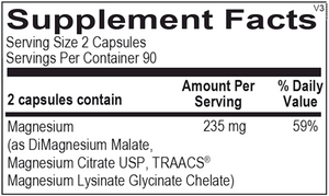 Reacted Magnesium — Ortho Molecular Products 180ct.