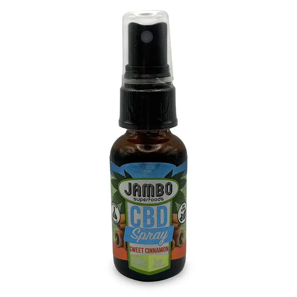 Jambo Superfoods CBD Spray Sweet Cinnamon. 1 Oz / 30 ML.