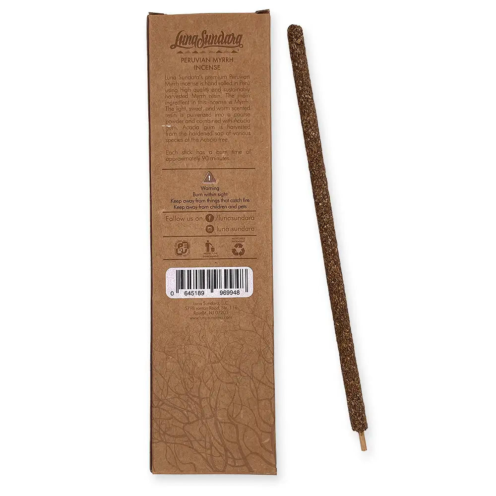 Luna Sundara brown rectangular package and brown stick. Net Wt. 25g.