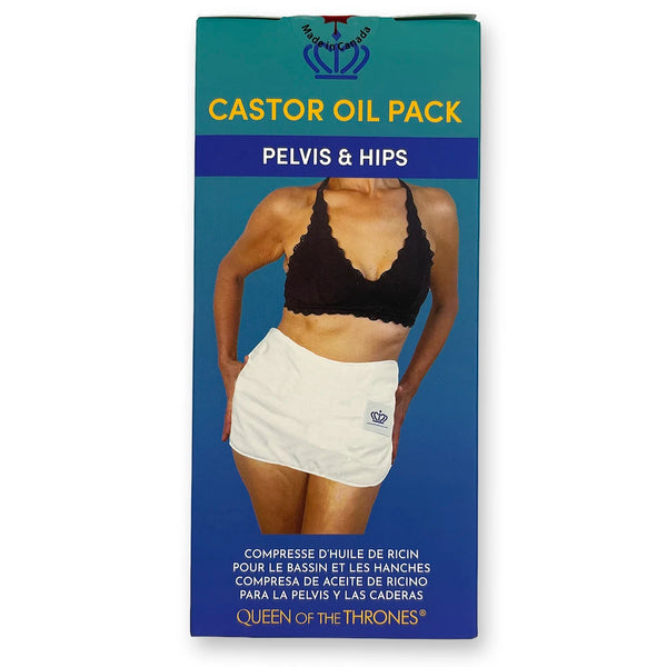 Queen of Thrones Castor Oil Pack for Pelvis & Hips