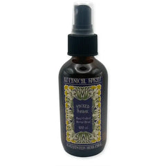 100 ml. Dark spray bottle with yellow label.