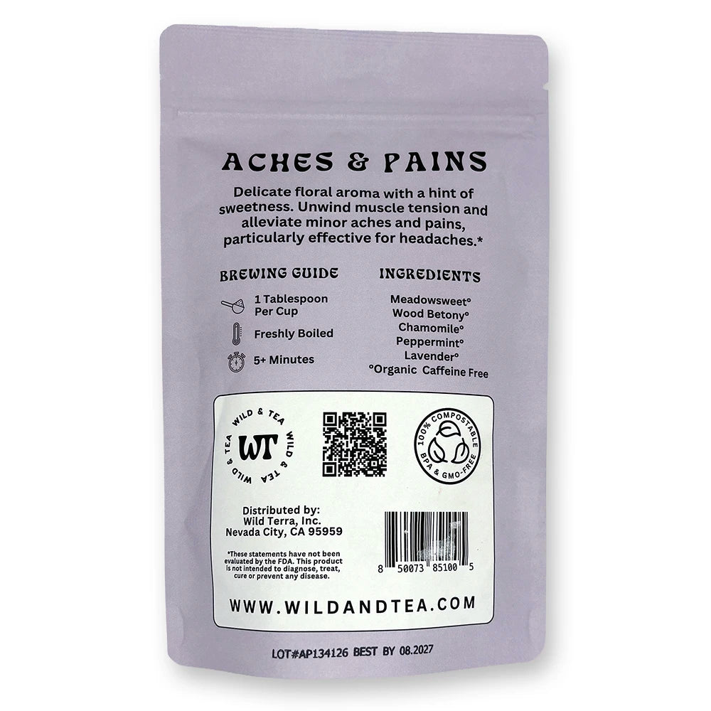 Wild & Tea - Aches & Pains Loose Leaf Herbal Tea