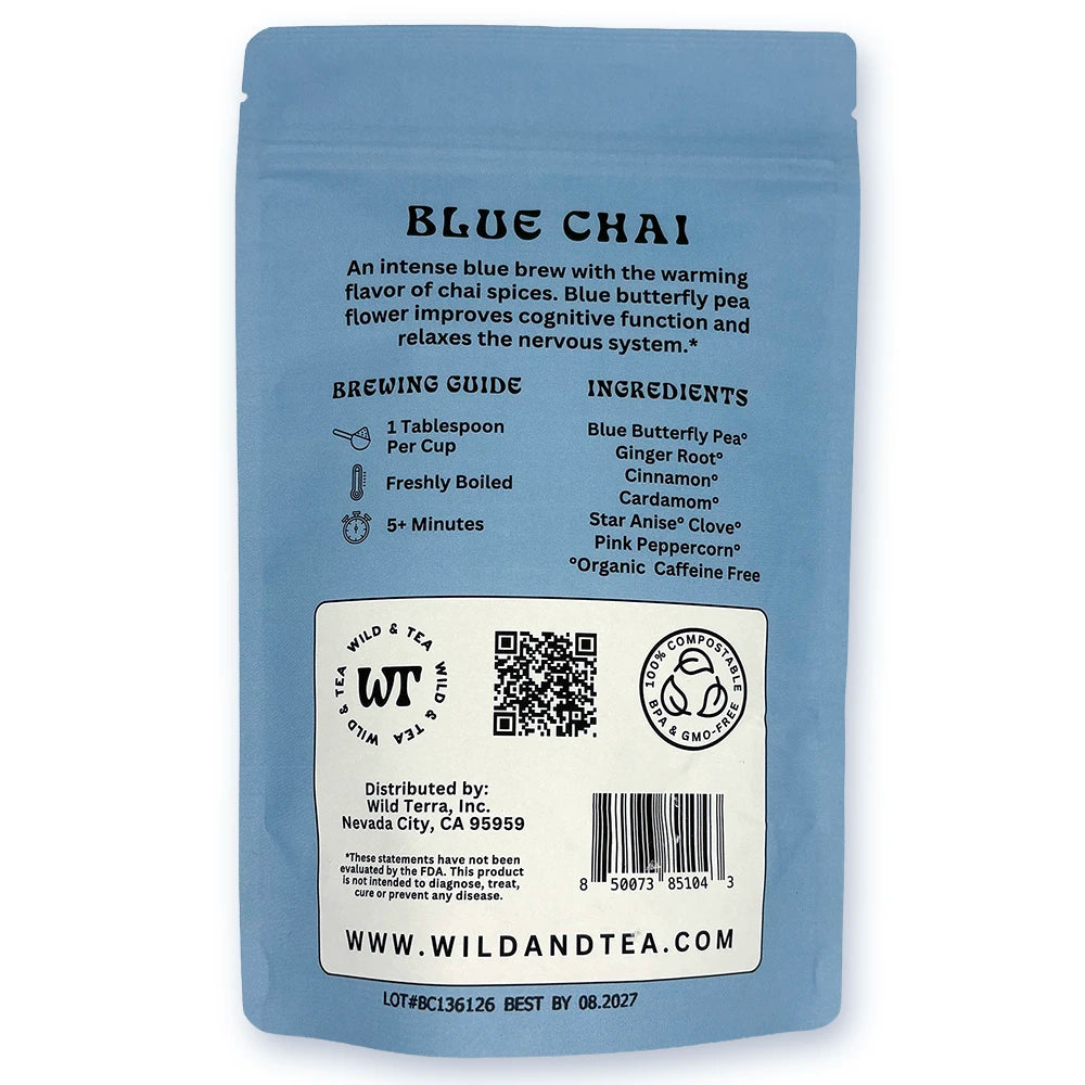 Wild & Tea - Blue Chai Loose Leaf Herbal Tea