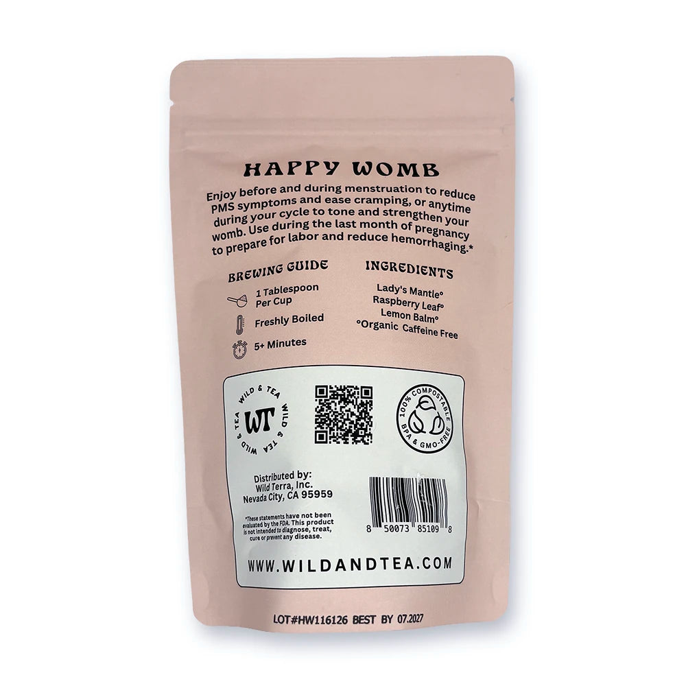 Wild & Tea - Happy Womb Loose Leaf Herbal Tea