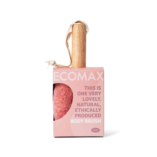 EcoMax Lymphatic Body Brush – Firm Sisal (Pink)