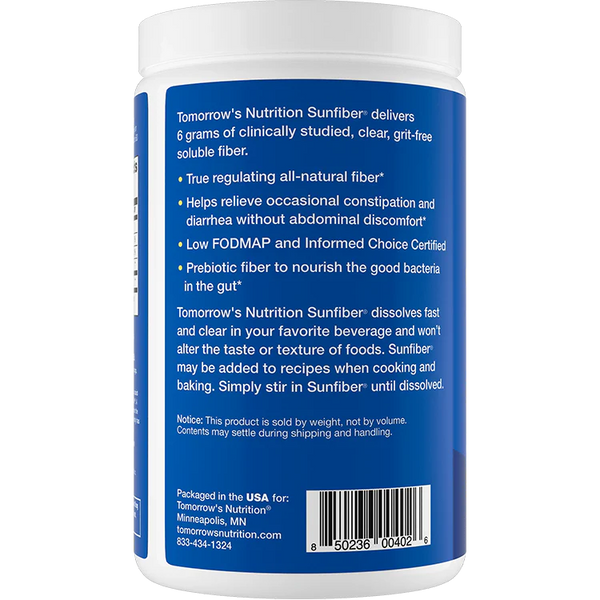 Sunfiber® Prebiotic Soluble Fiber – 30-Day Supply